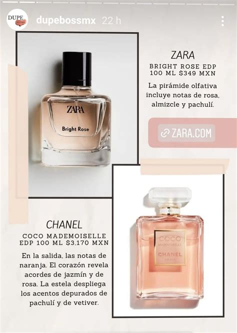 chanel fragrance dupes|coco mademoiselle dupe zara.